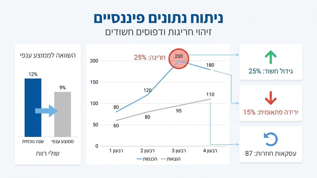 מומחה מבצע חקירות כלכליות וניתוח נתונים עסקיים