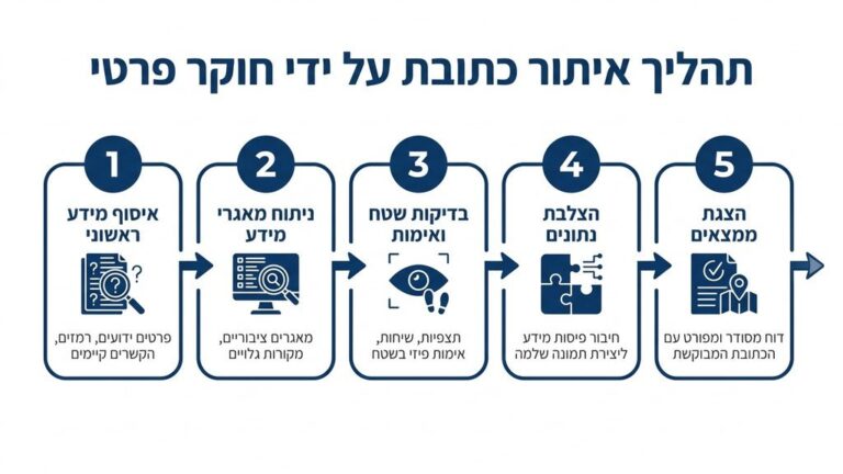 חוקר פרטי לאיתור כתובת